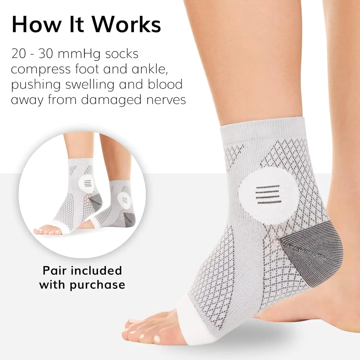Neuropathy Ankle Gout Socks