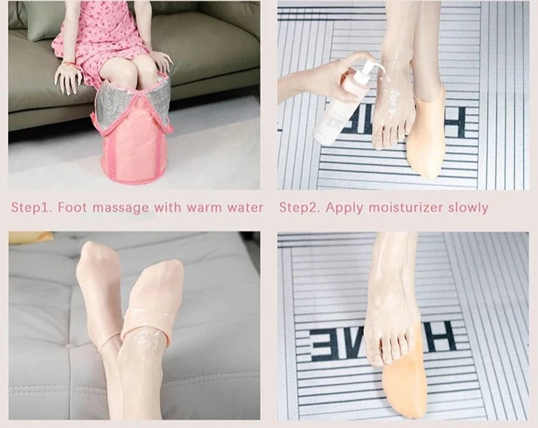 Silicone Moisturizing Socks