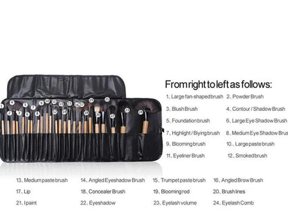 Gift Bag Of  24 pc Makeup Brush Set